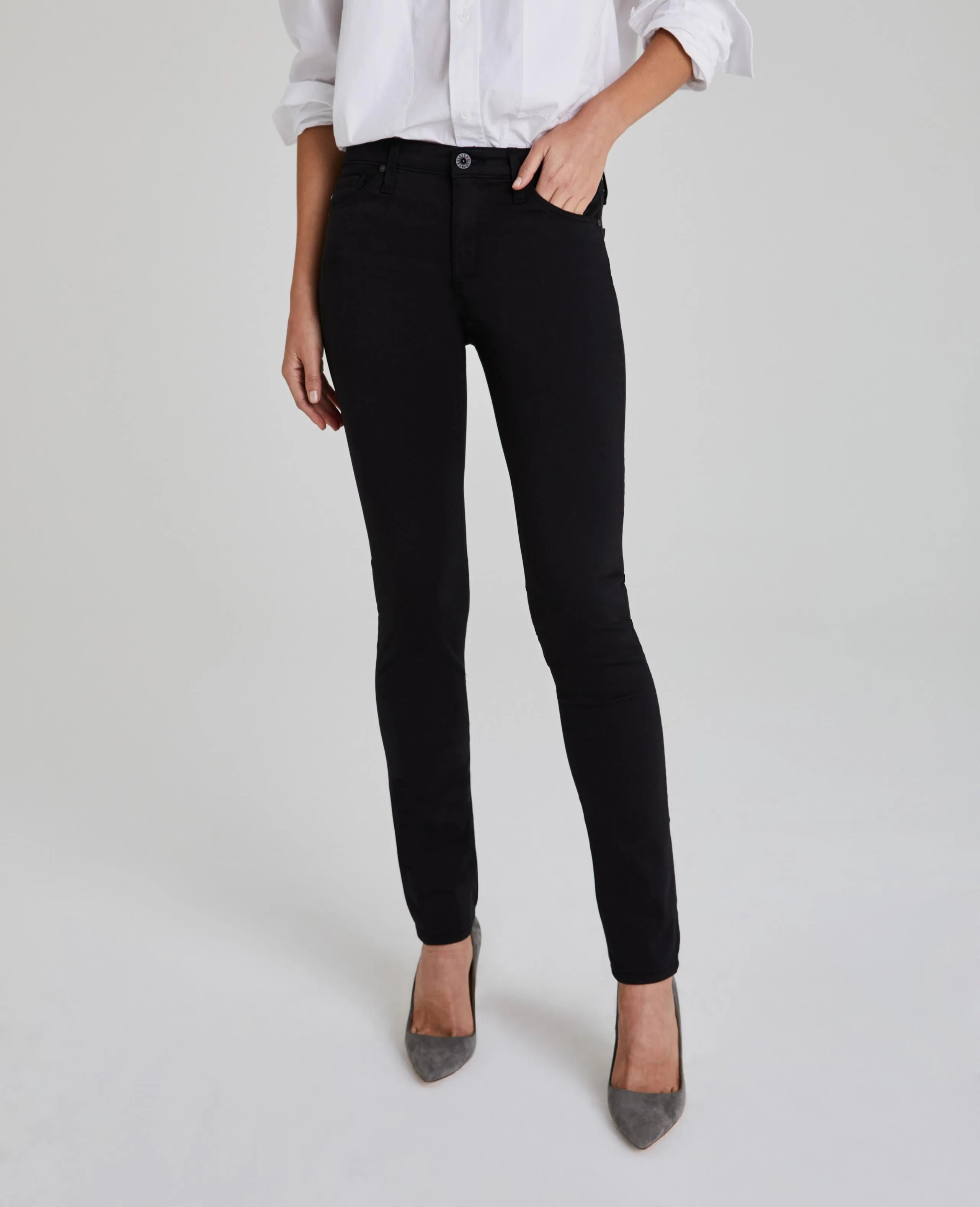AG JEANS Prima Jean Super Black
