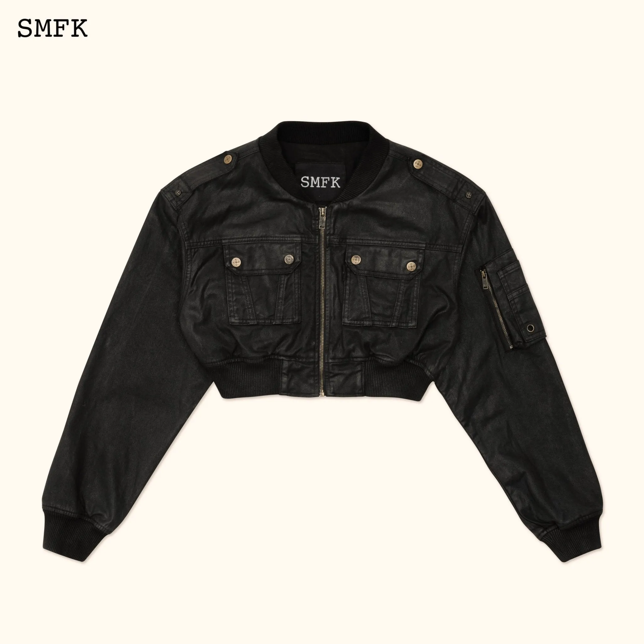 Ancient Myth Black Panther Pilot Jacket