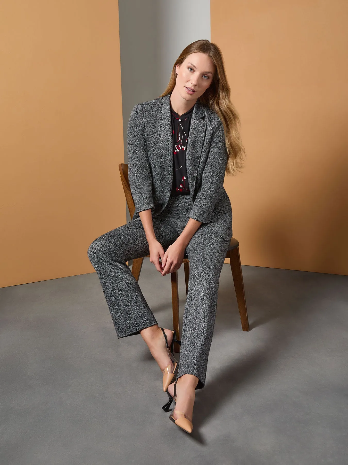Ava Jacket, Herringbone
