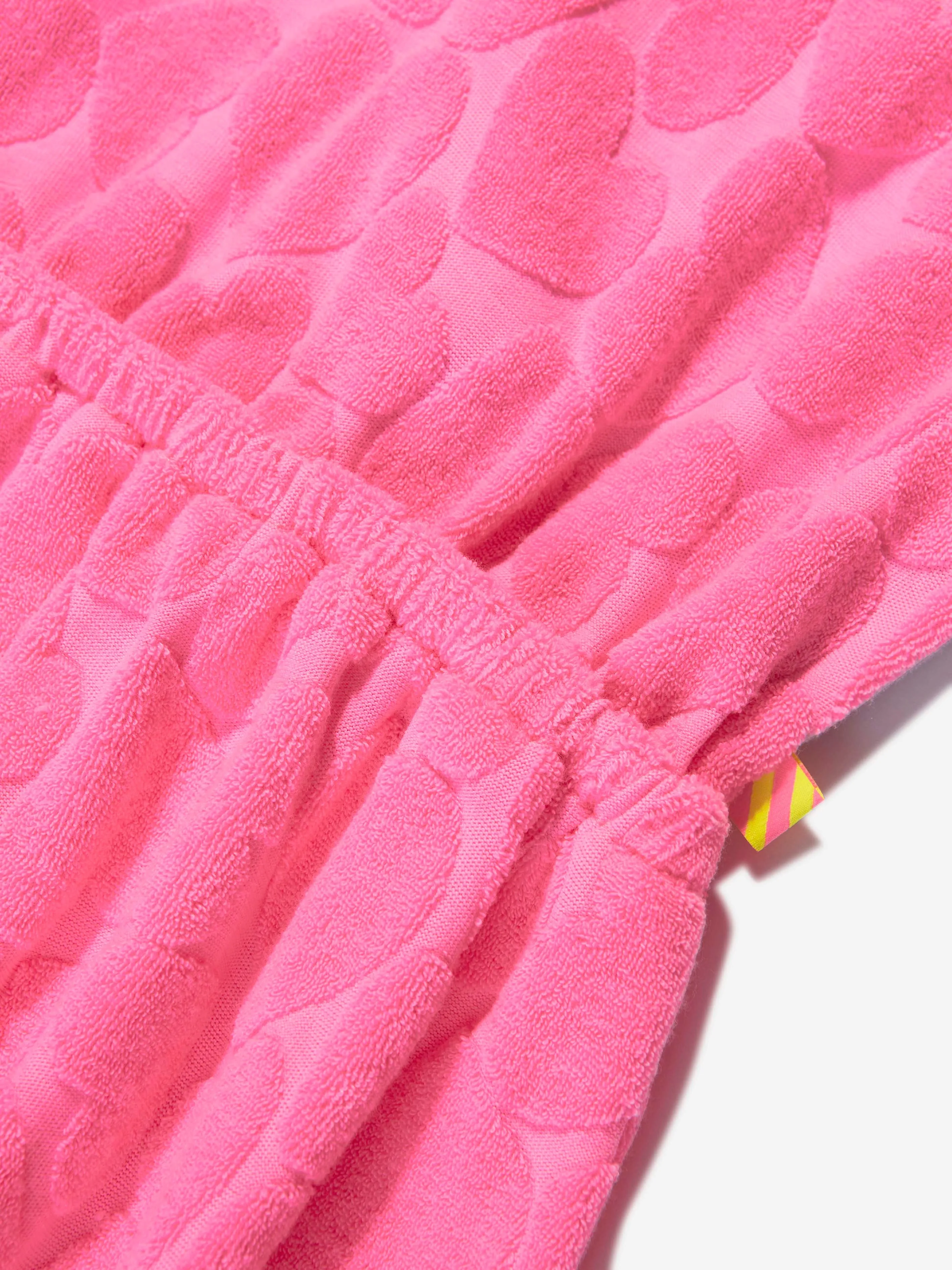 Billieblush Girls Terry Towel Dress in Pink