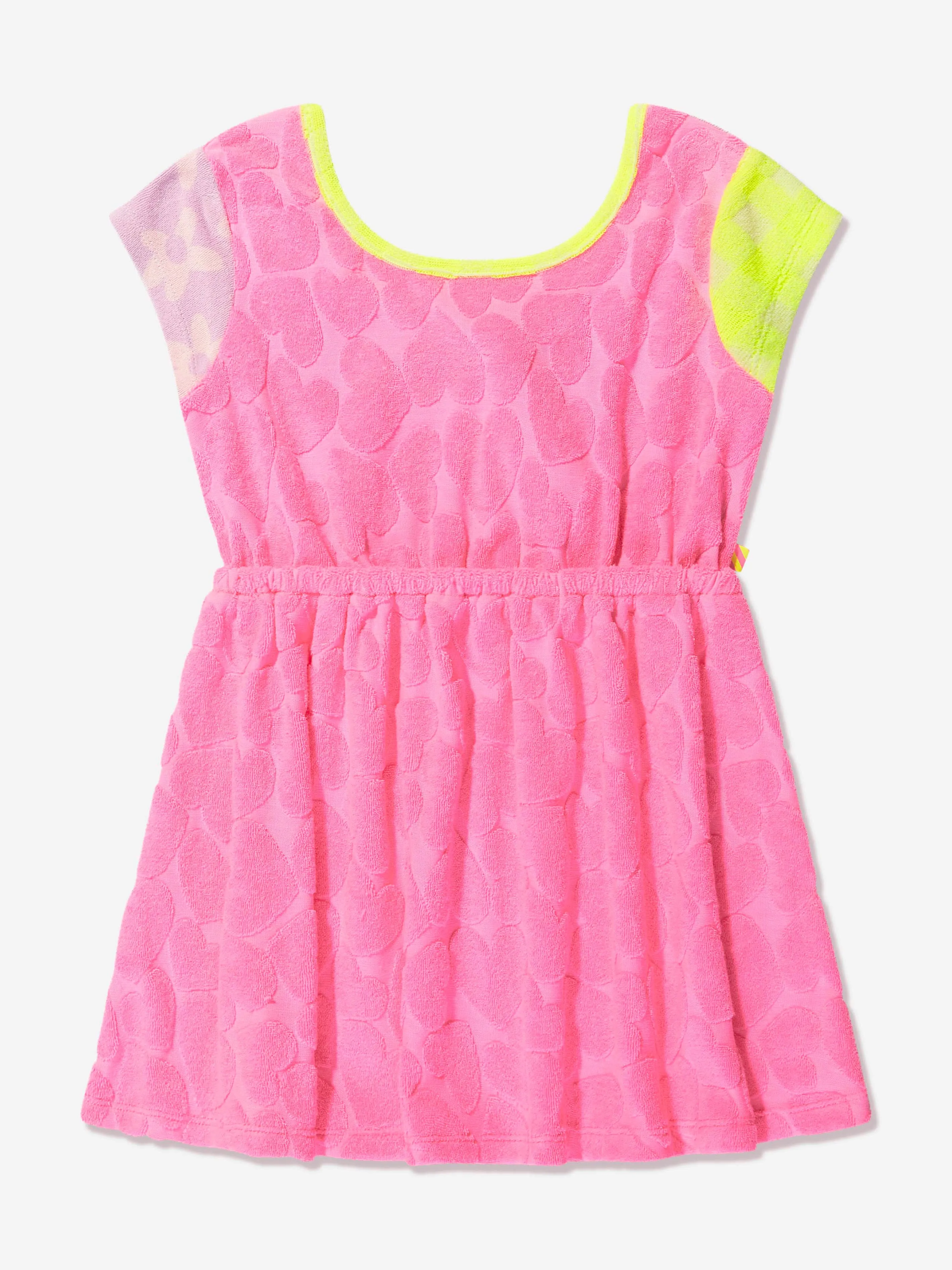 Billieblush Girls Terry Towel Dress in Pink