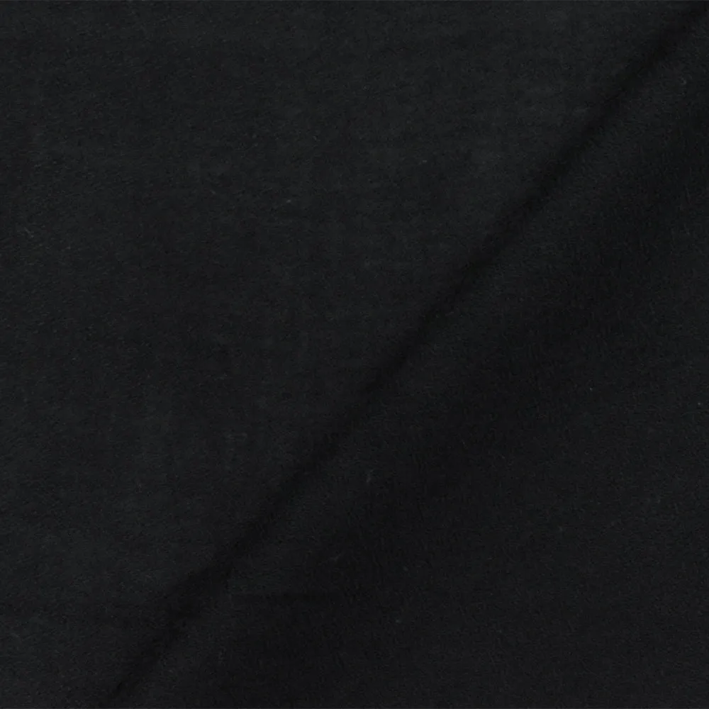 Black Famous Designer Rayon Momie Georgette Woven Fabric