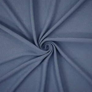Blue Washed Modal Poly Stretch  Spandex Jersey Knit Fabric