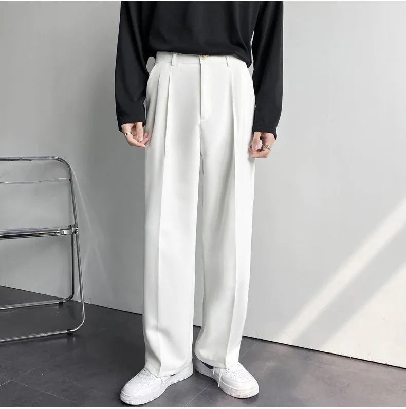 Chicmy-Graduation gift, Coachella Valley Music Festival Look,High Waist Loose Casual Straight Long Pants