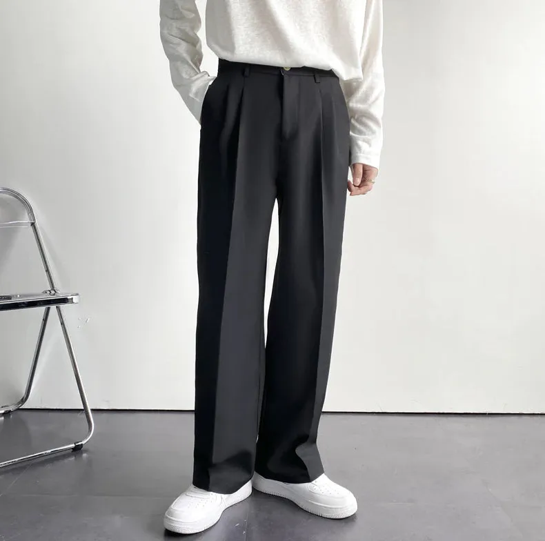 Chicmy-Graduation gift, Coachella Valley Music Festival Look,High Waist Loose Casual Straight Long Pants