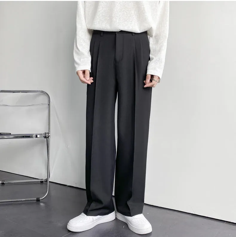 Chicmy-Graduation gift, Coachella Valley Music Festival Look,High Waist Loose Casual Straight Long Pants