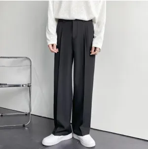 Chicmy-Graduation gift, Coachella Valley Music Festival Look,High Waist Loose Casual Straight Long Pants