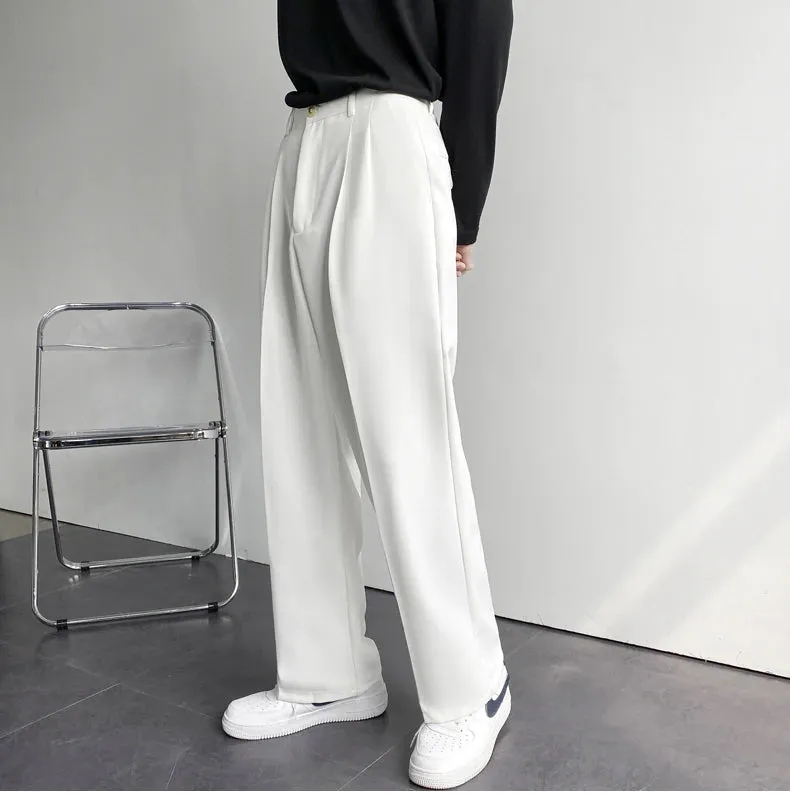 Chicmy-Graduation gift, Coachella Valley Music Festival Look,High Waist Loose Casual Straight Long Pants