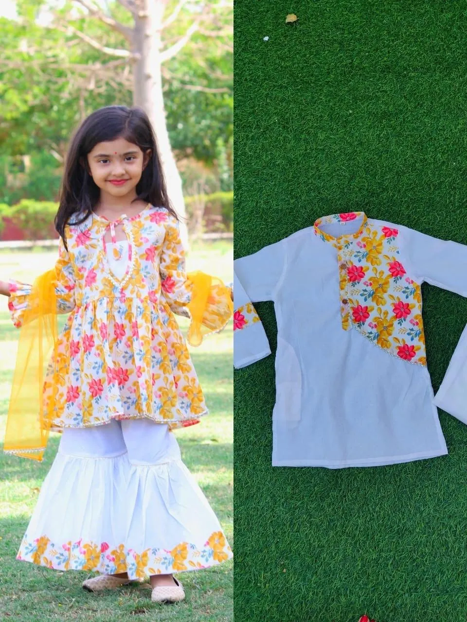 Designer patch work Kurta set