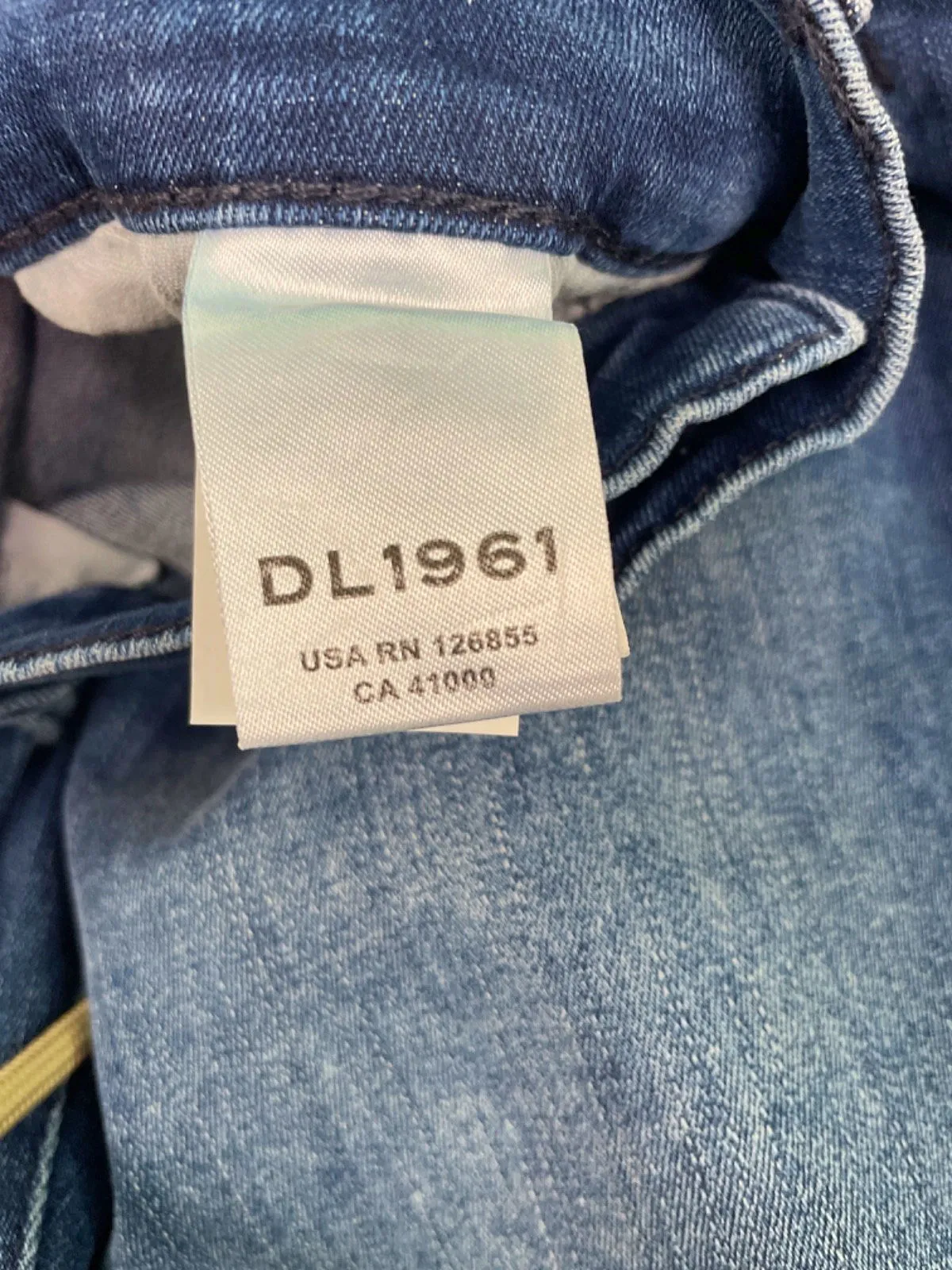 DL1961 Blue Florence Skinny Mid Rise Instasculpt Crop Jeans W29