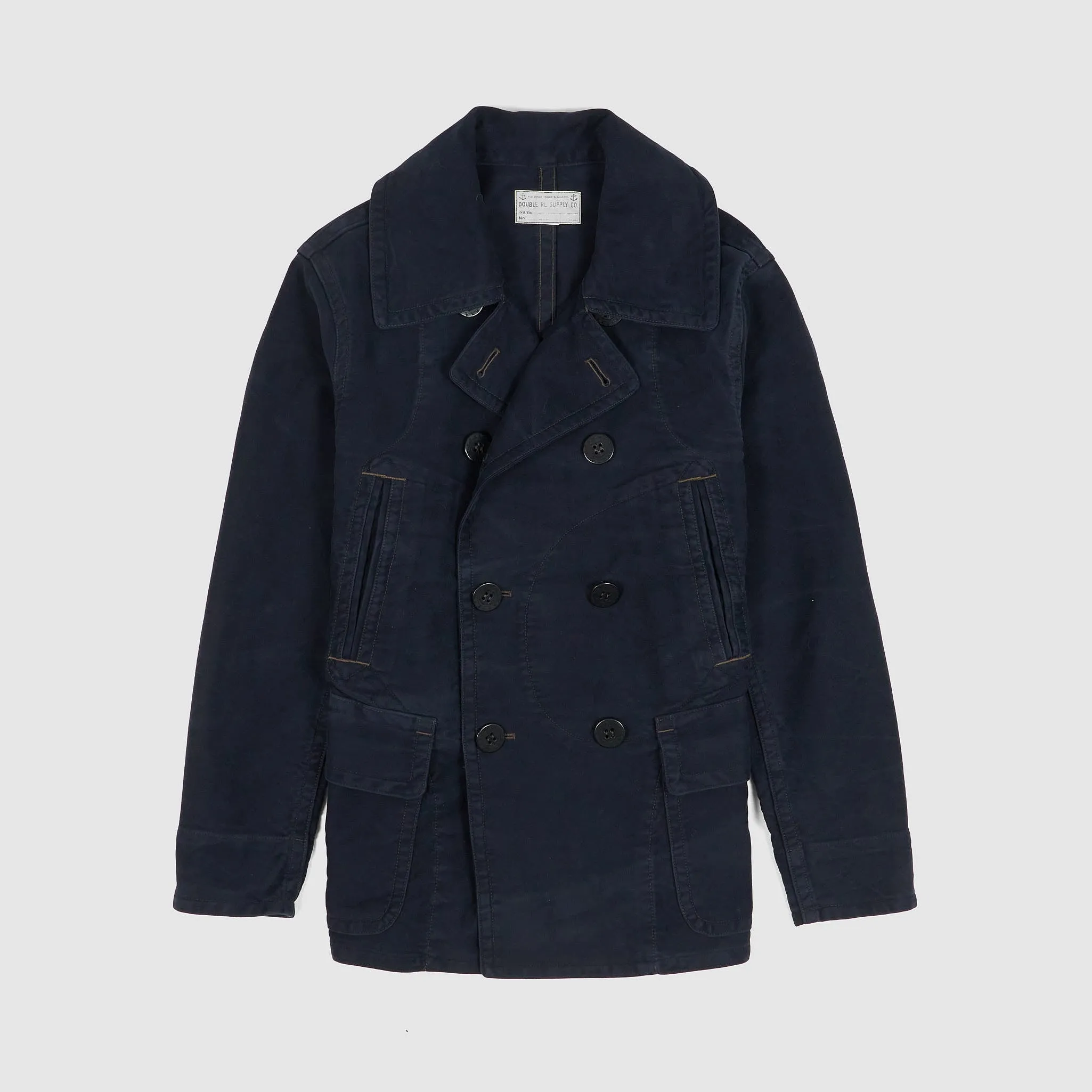 Double RL Unlined Jackson Peacoat