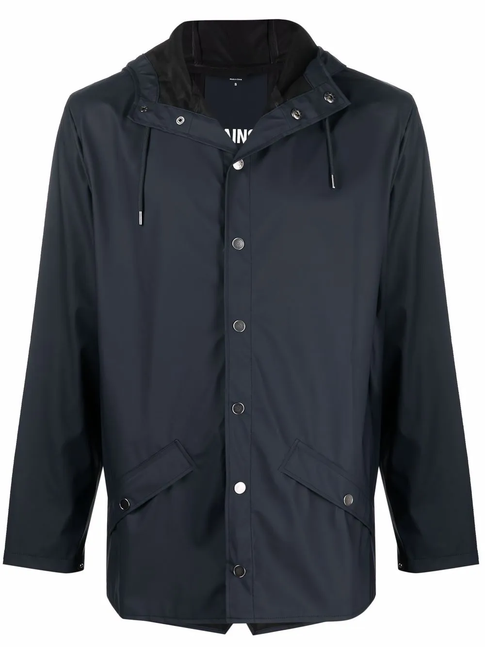 drawstring-hood bomber jacket