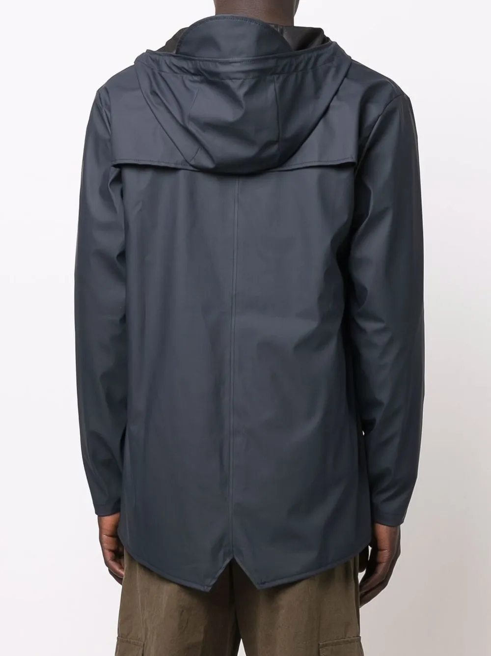 drawstring-hood bomber jacket