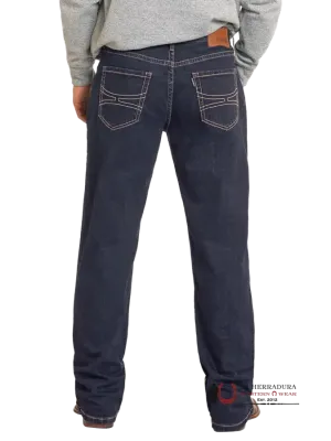 HOOEY  ROCK&ROLLRELAXED FIT STACKABLE BOOTCUT JEANS - DARK WASH
