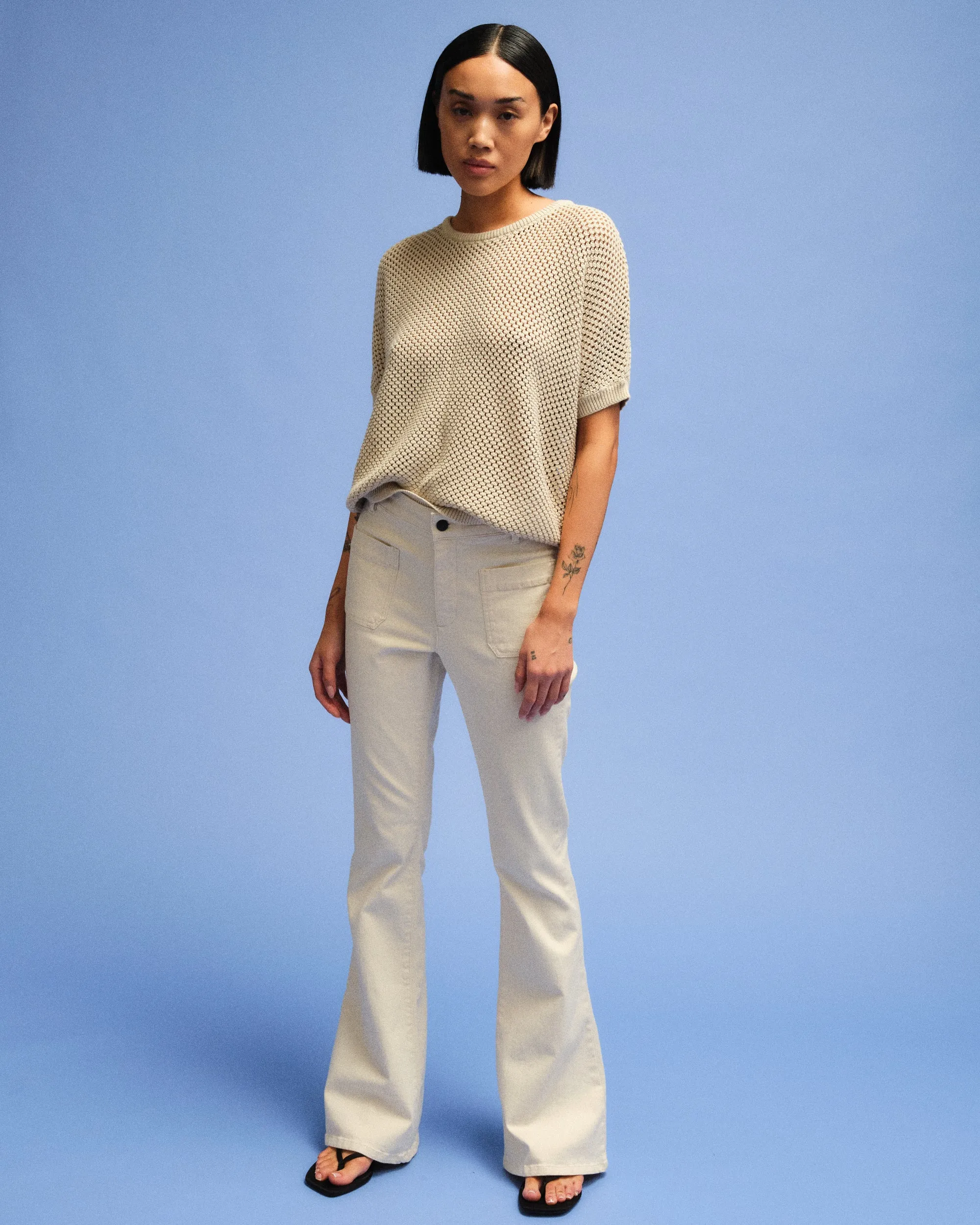 IVY-Ann Charlotte Jeans Ecru Undone