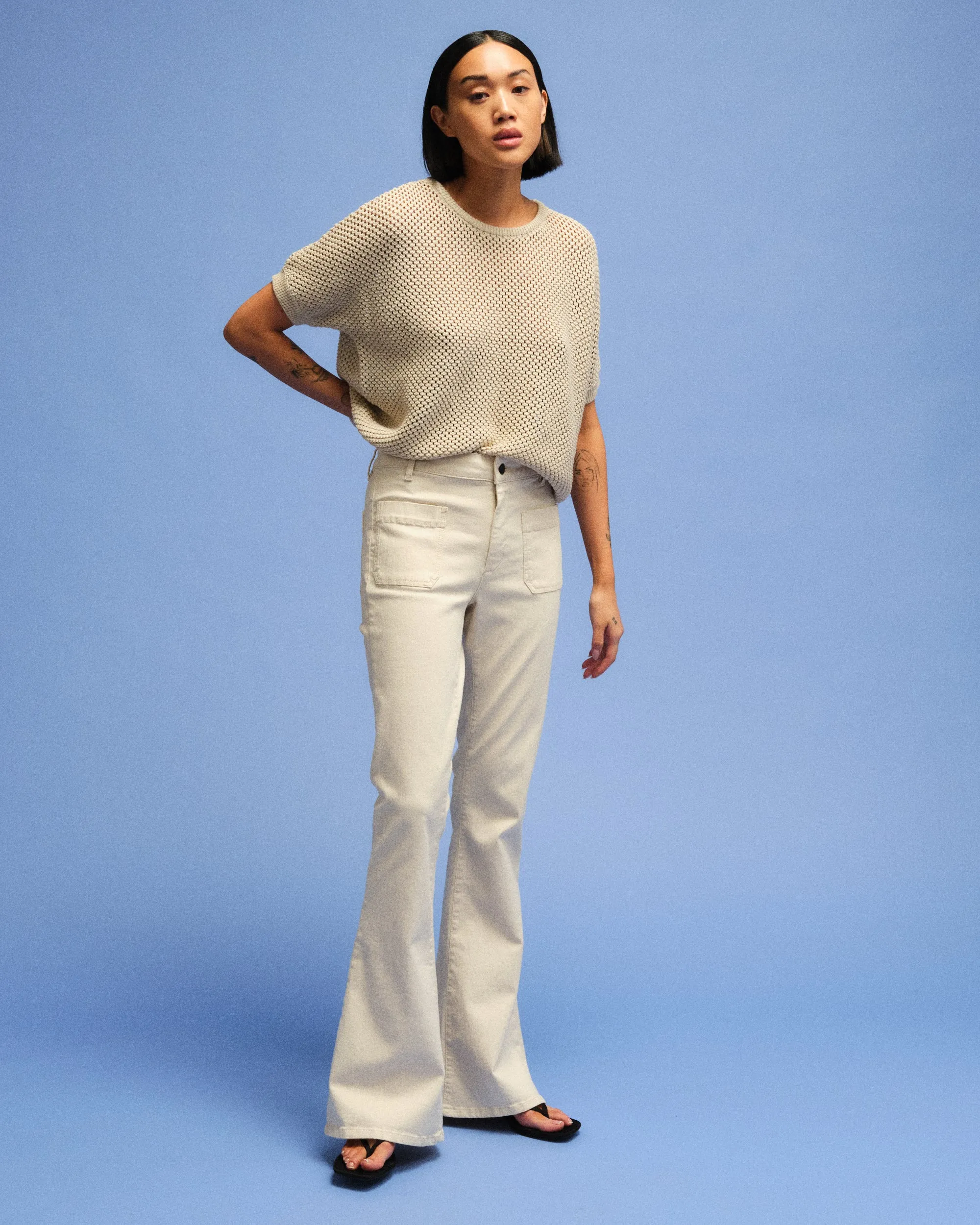 IVY-Ann Charlotte Jeans Ecru Undone