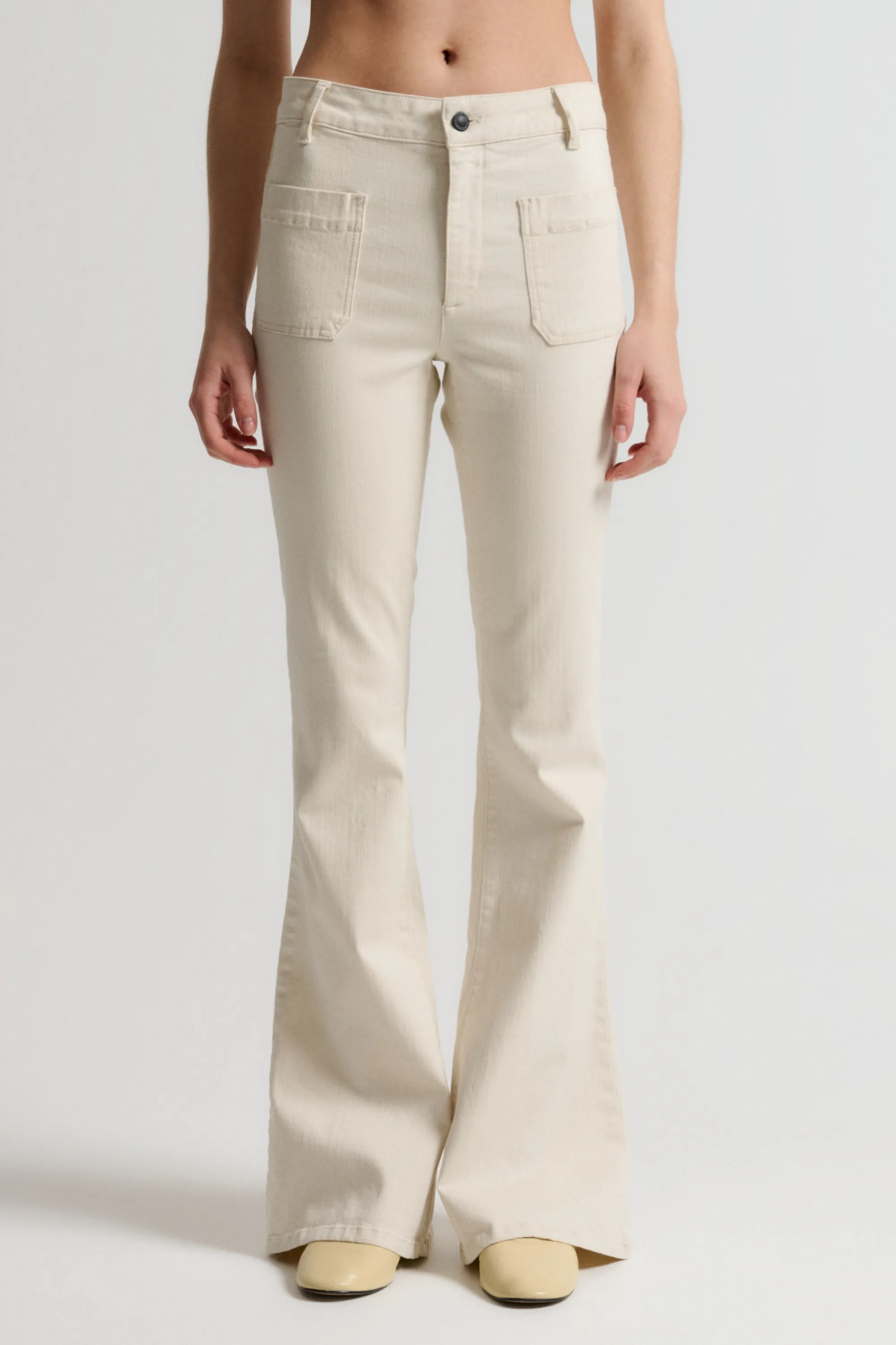 IVY-Ann Charlotte Jeans Ecru Undone
