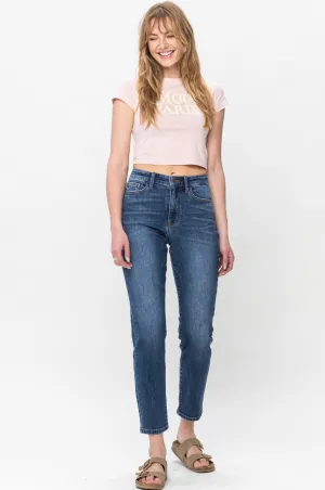 Judy Blue High Waist Shield Back Pocket Slim Fit Jeans