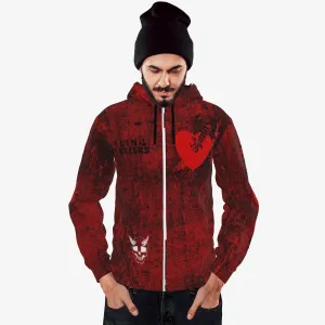 KingKillers Red Grunge Hoodie