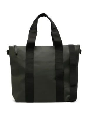 logo-debossed tote bag