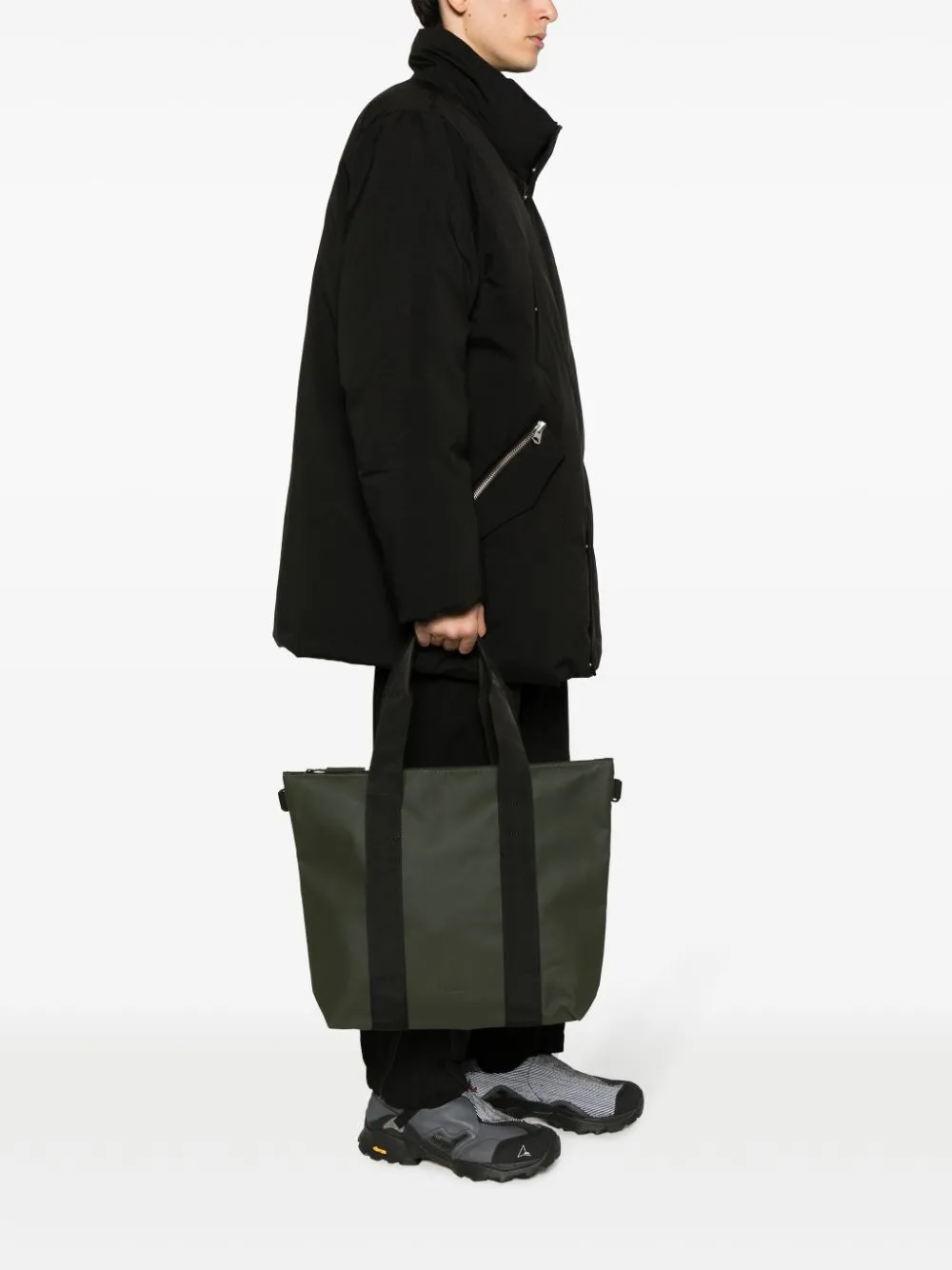 logo-debossed tote bag