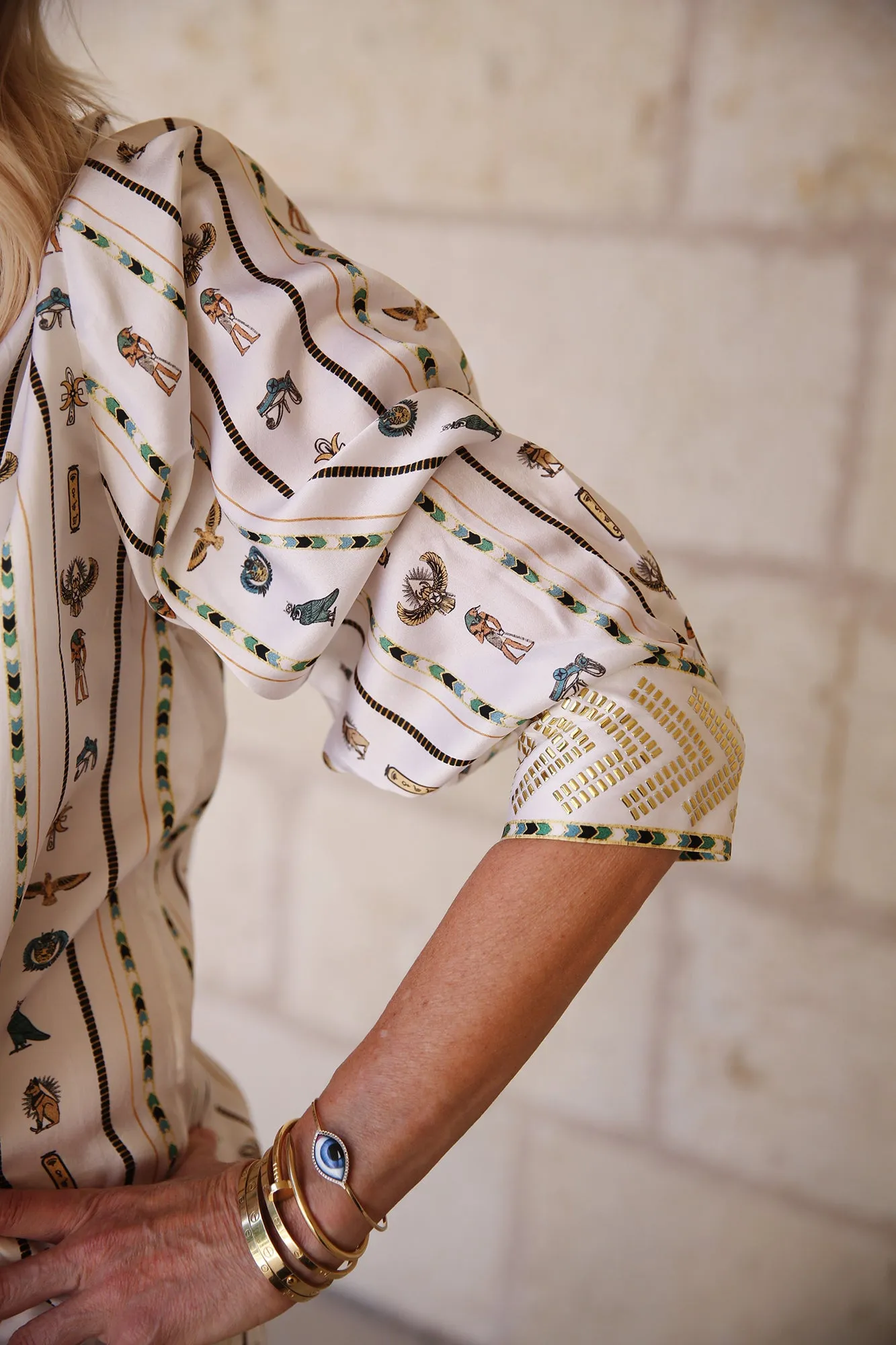 Long Line Shirt With Yoke And Button Detail Valley Of The Queens