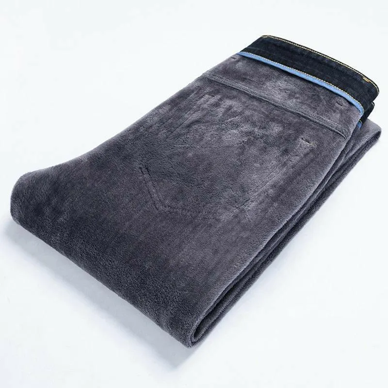 Men’s Stretch Denim Pants with Zipper Fly