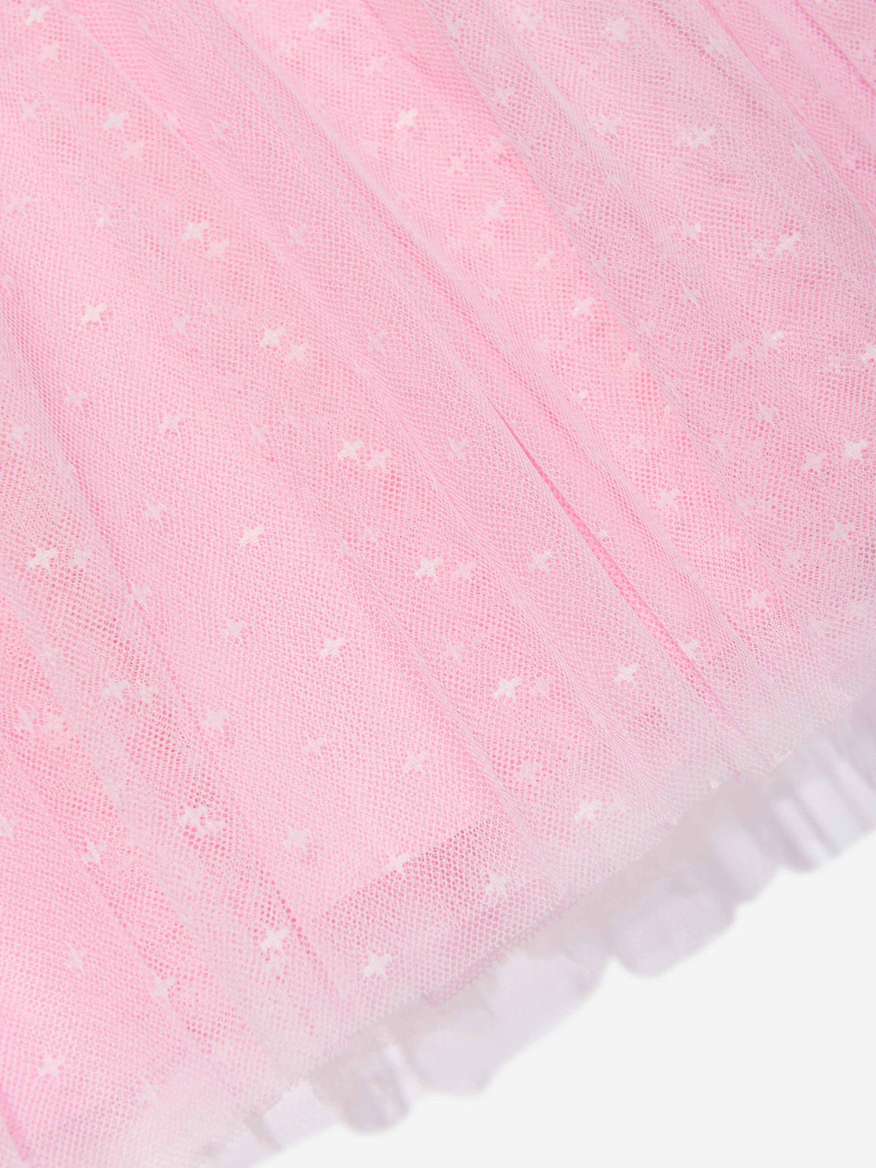 Needle & Thread Girls Midsummer Lace Bodice Dress in Pink