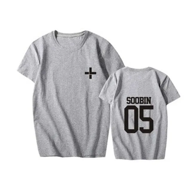 New Kpop TXT Called Tomorrow X Together YEONJUN SOOBINs T Shirts Hip-hop Sleeve T-shirts