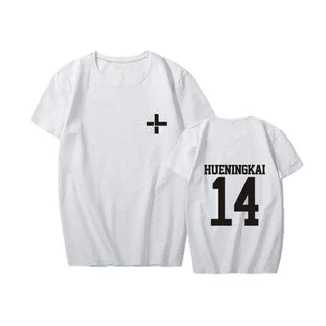 New Kpop TXT Called Tomorrow X Together YEONJUN SOOBINs T Shirts Hip-hop Sleeve T-shirts