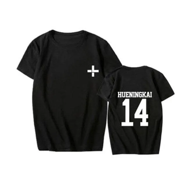 New Kpop TXT Called Tomorrow X Together YEONJUN SOOBINs T Shirts Hip-hop Sleeve T-shirts