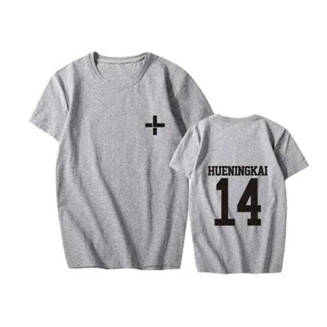 New Kpop TXT Called Tomorrow X Together YEONJUN SOOBINs T Shirts Hip-hop Sleeve T-shirts