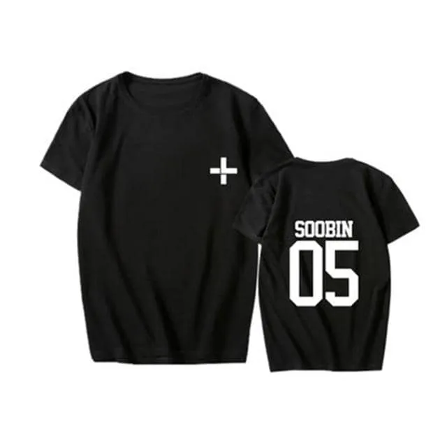 New Kpop TXT Called Tomorrow X Together YEONJUN SOOBINs T Shirts Hip-hop Sleeve T-shirts