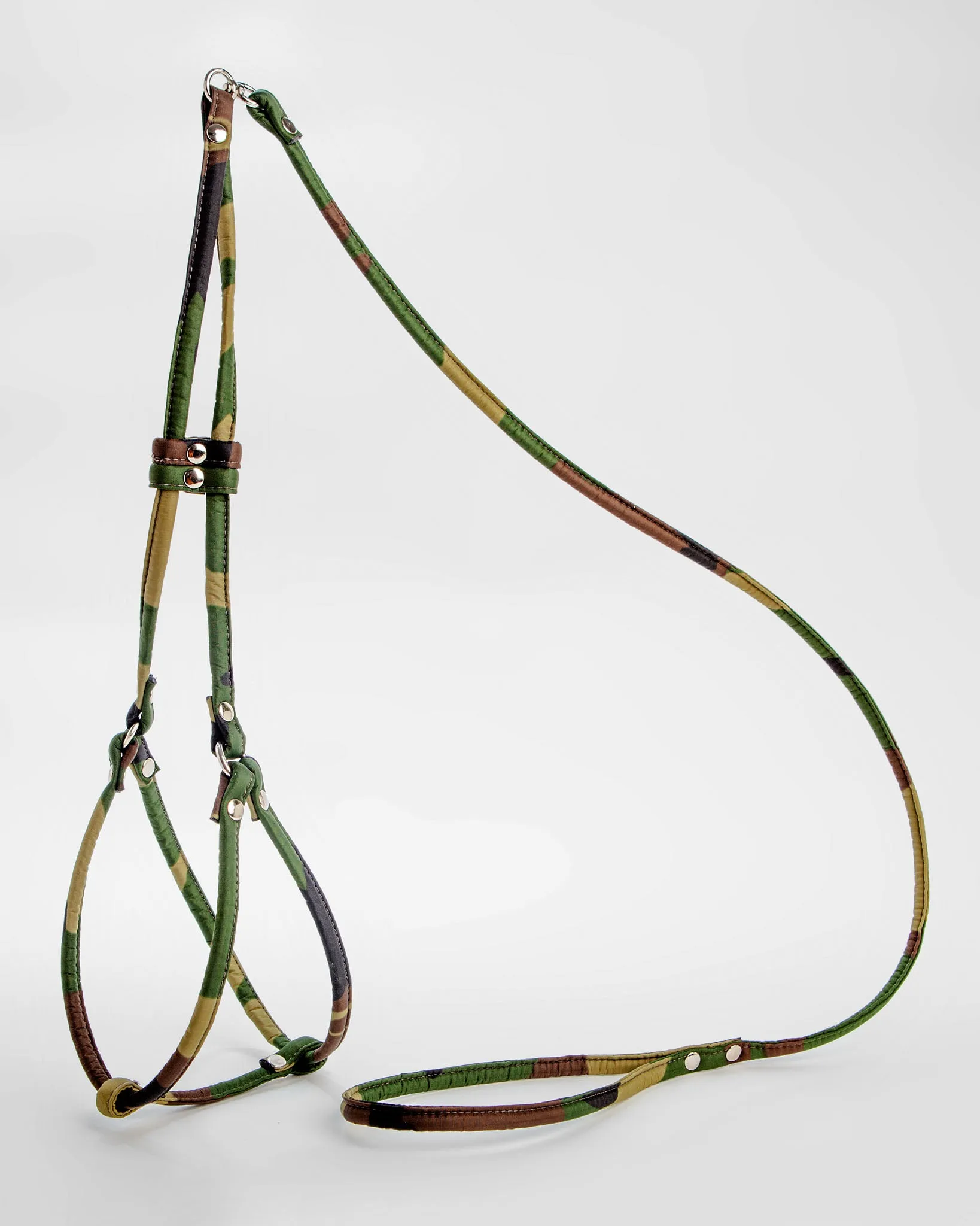 Nylon Step-In Adjustable Dog Harness in Camo (Made in the USA)