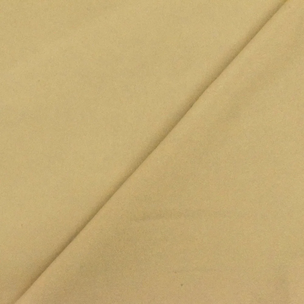 Paddy Beige Solid Stretch Polyester Lining Woven Fabric