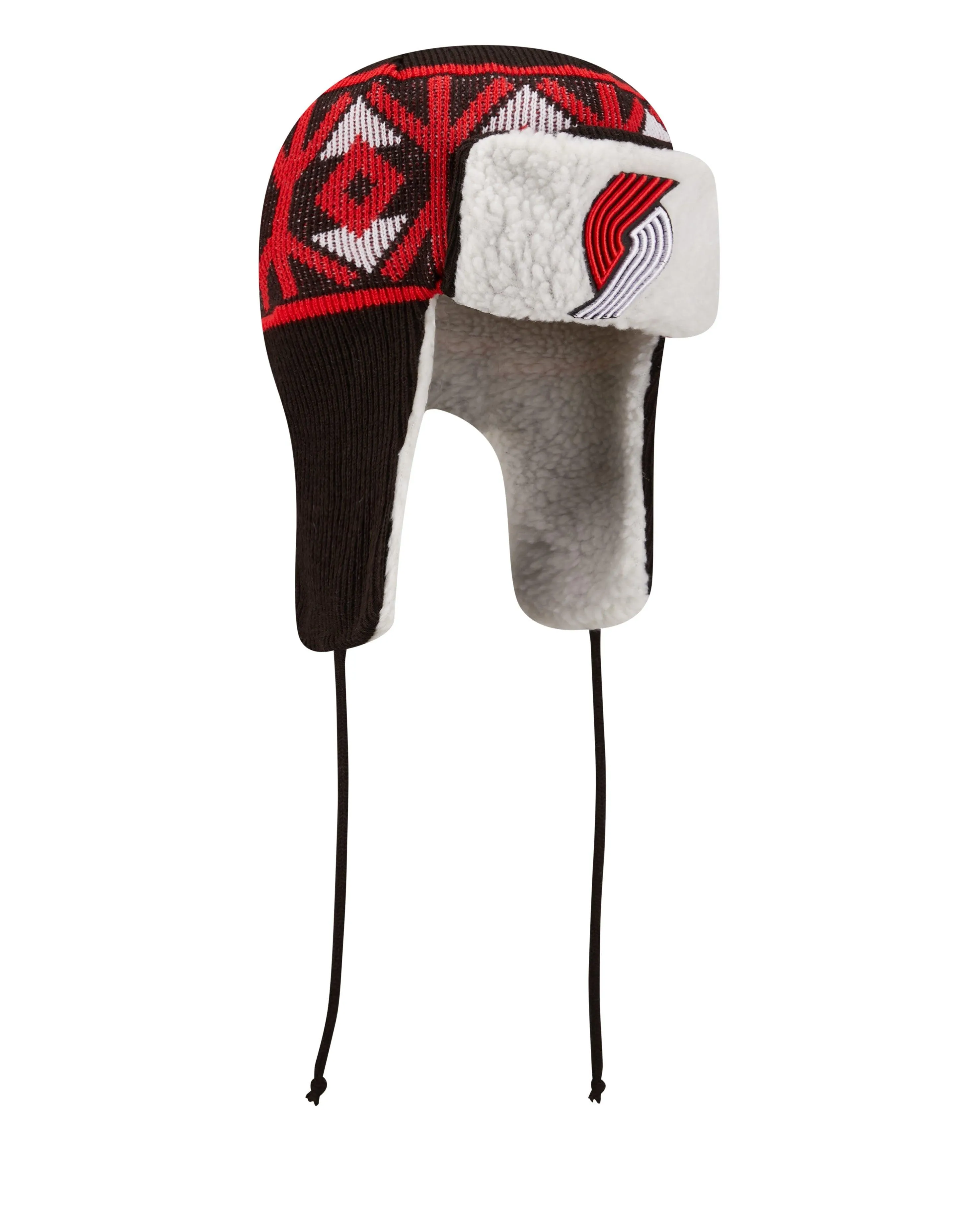 Portland Trail Blazers New Era Trapper Knit Hat