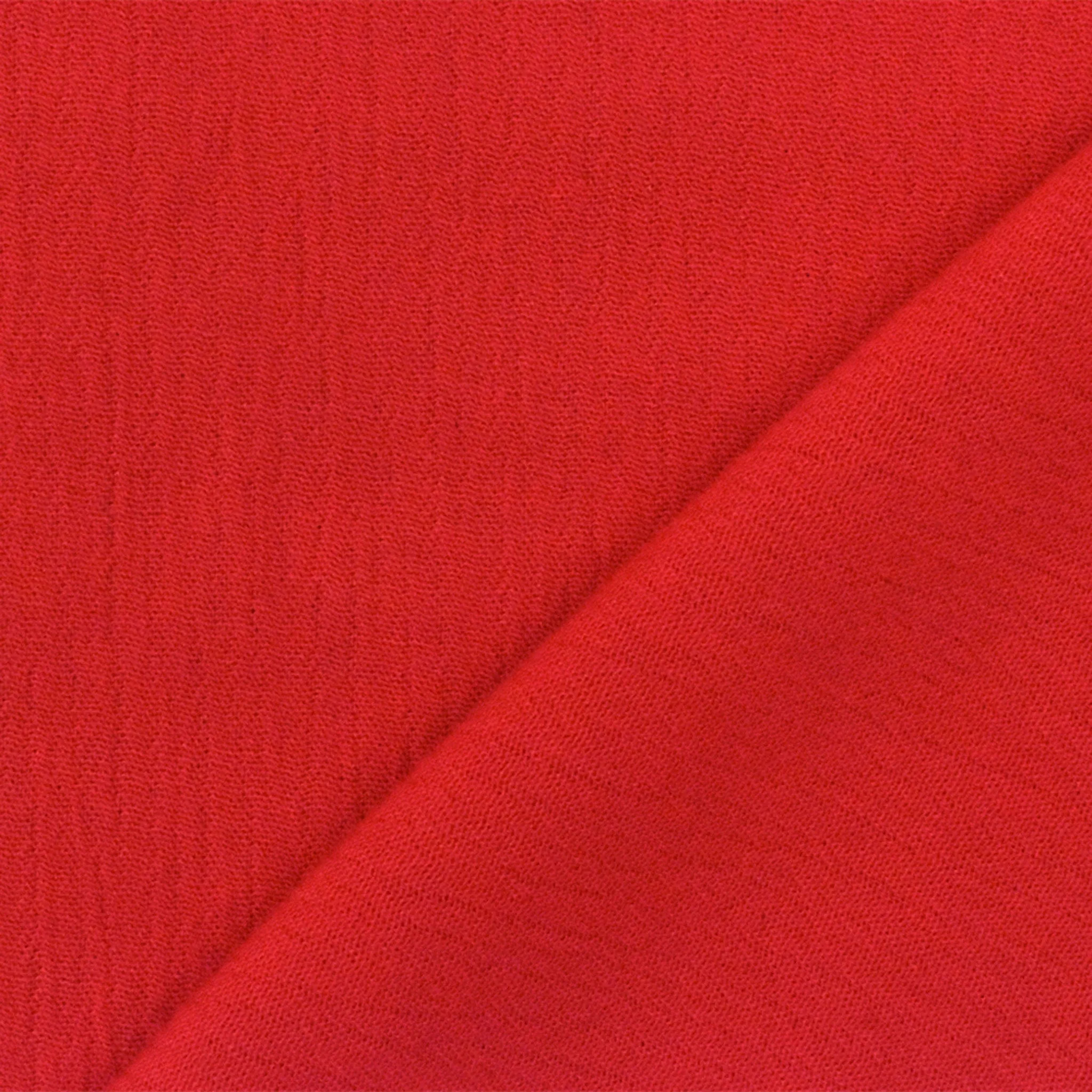 Red Famous Designer Rayon Crinkle Gauze Woven Fabric