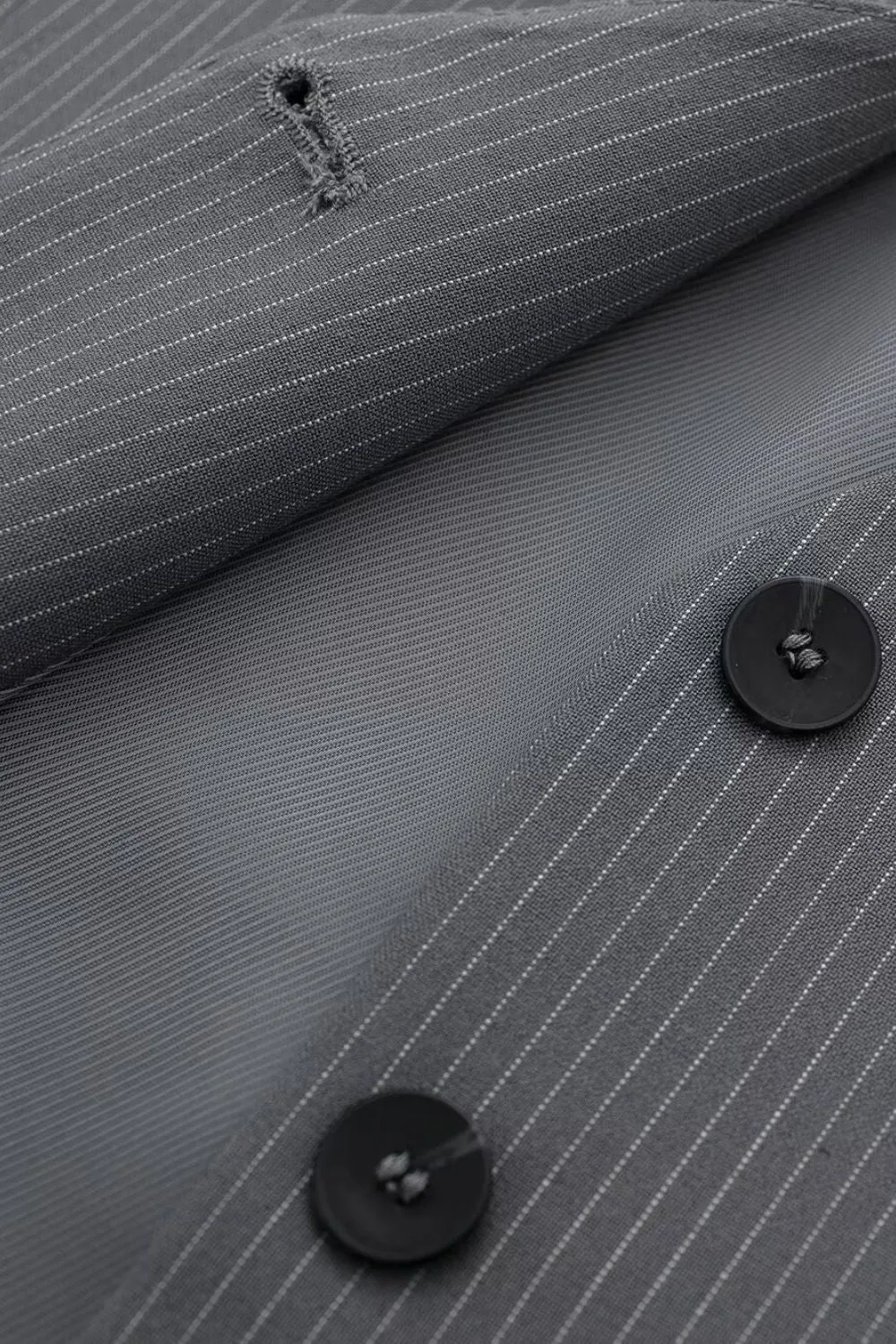 'Riley'  Striped Vest and Rolled-Hem Pants Suit (Sold Separately)