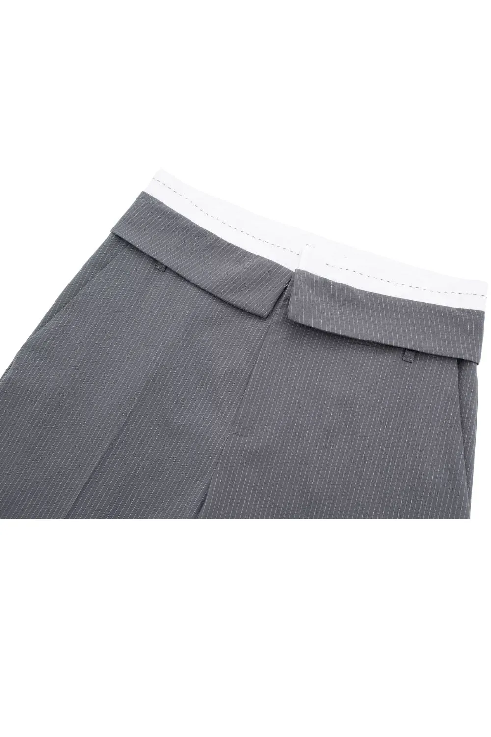 'Riley'  Striped Vest and Rolled-Hem Pants Suit (Sold Separately)