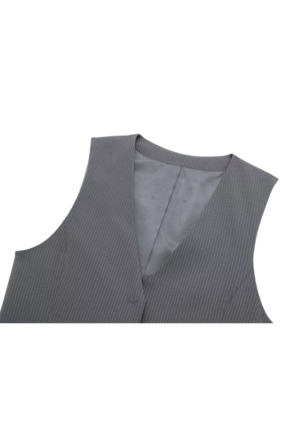 'Riley'  Striped Vest and Rolled-Hem Pants Suit (Sold Separately)