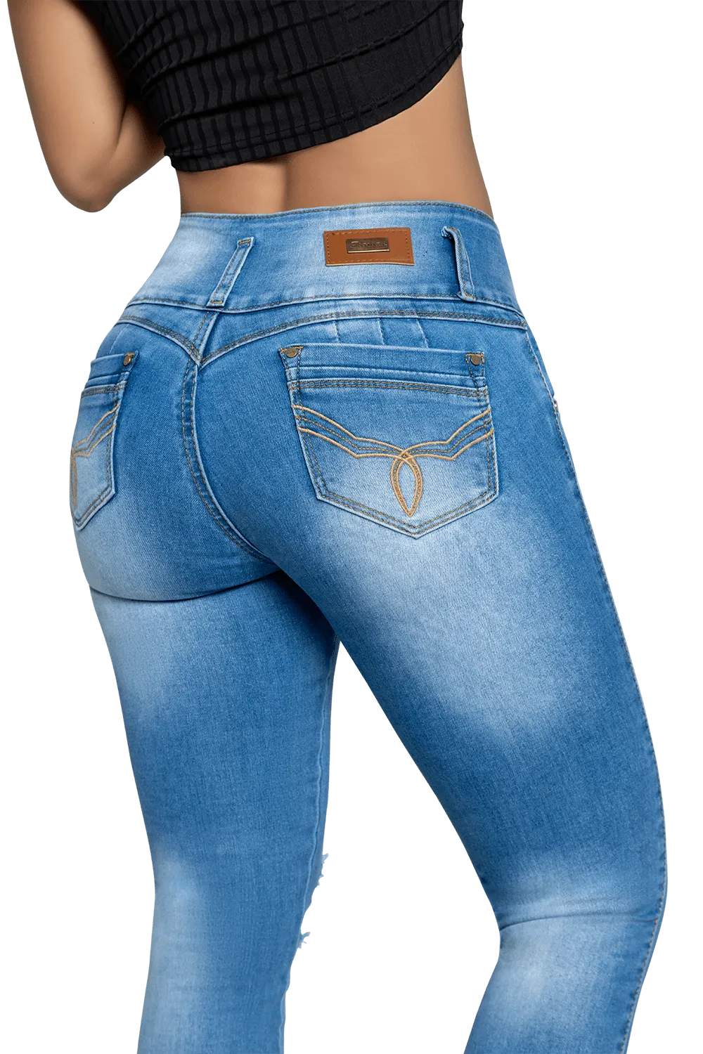 Sahara Jeans 62304 - High Rise Skinny Push Up Jeans