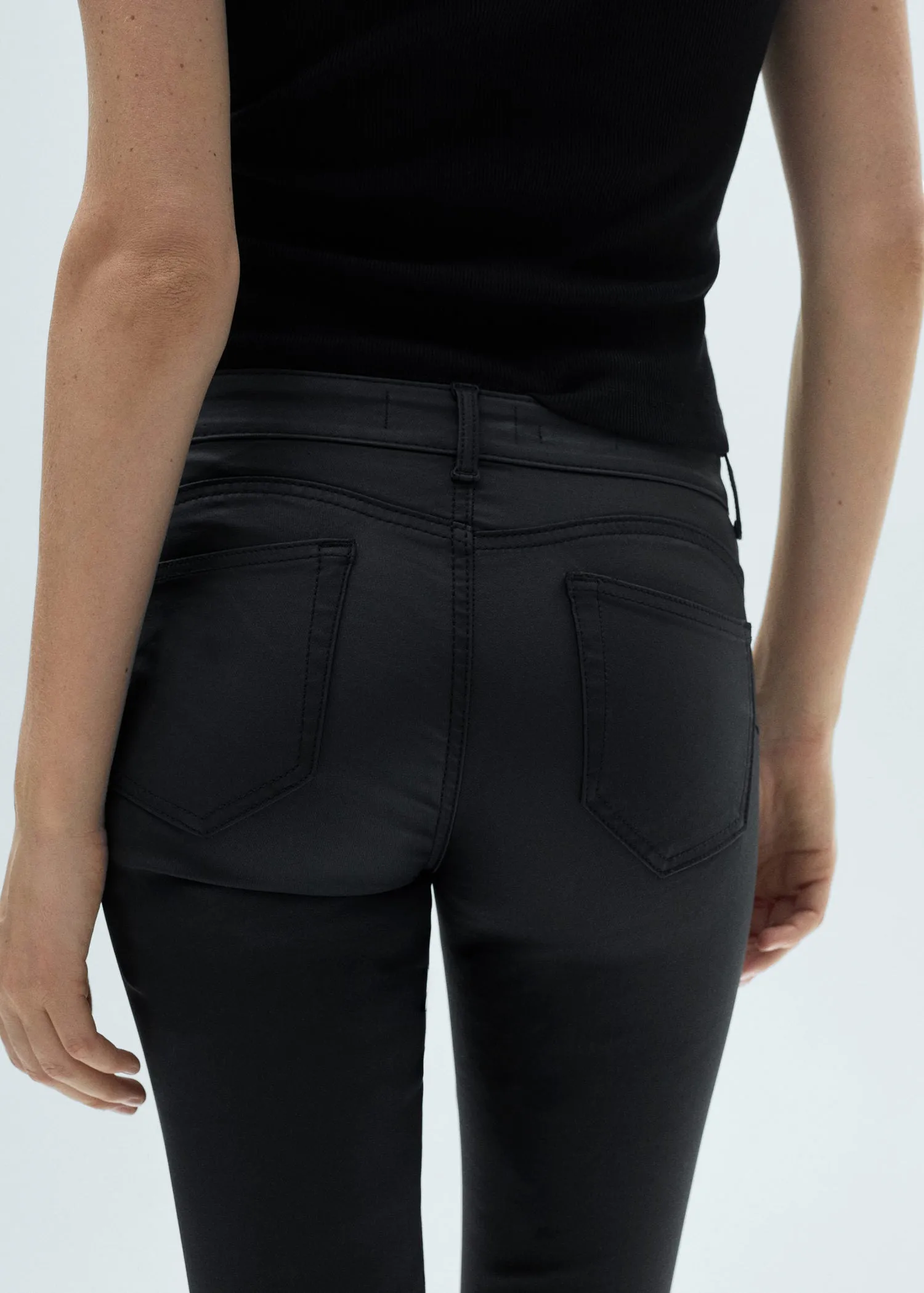 Skinny push-up jeans - Black