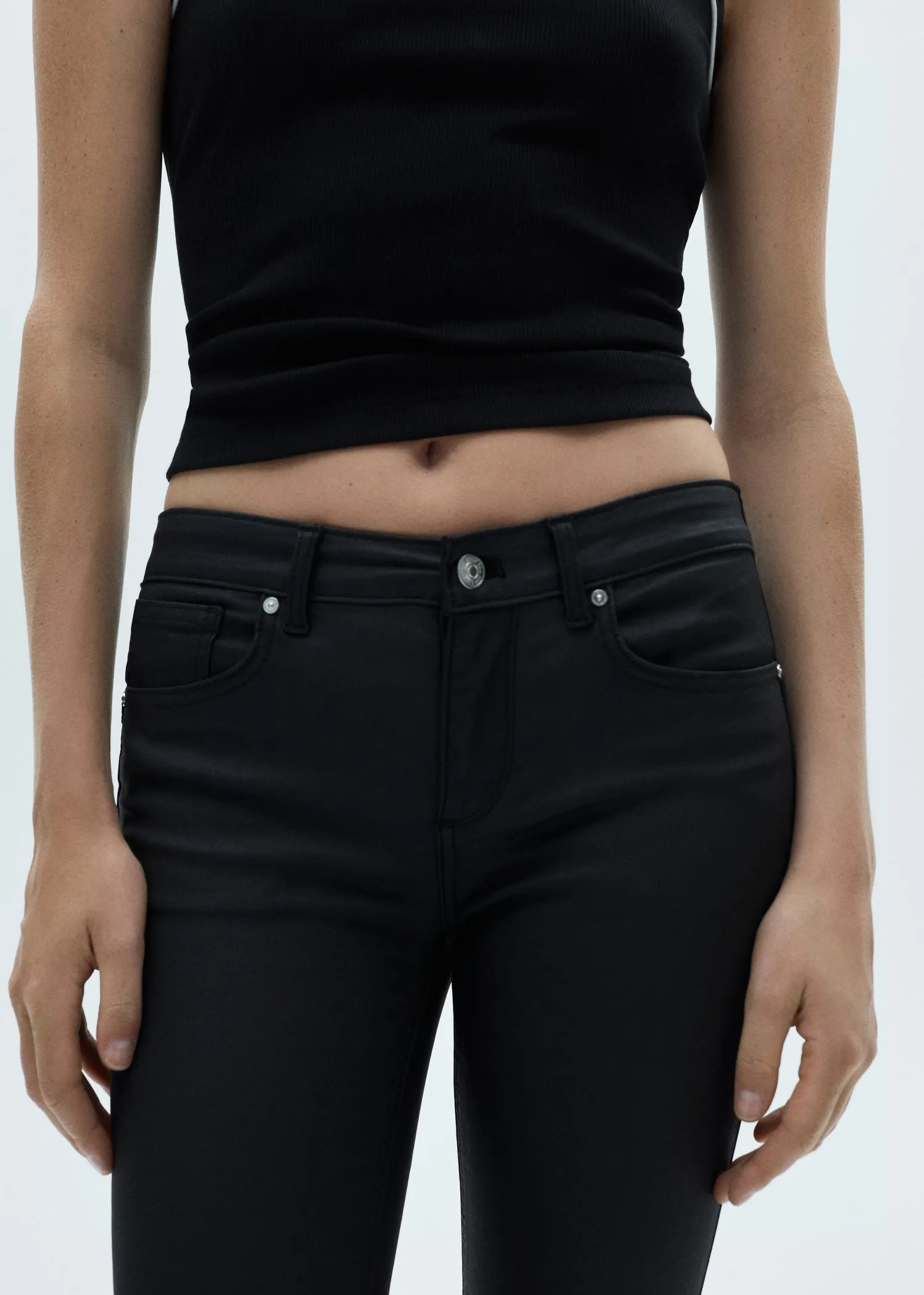 Skinny push-up jeans - Black