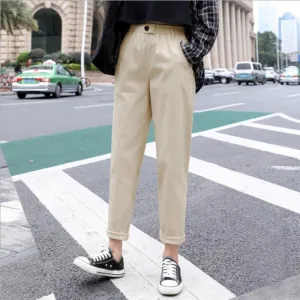 Slim Look Popular Granny Pants Carrot Cargo Casual Women Pants