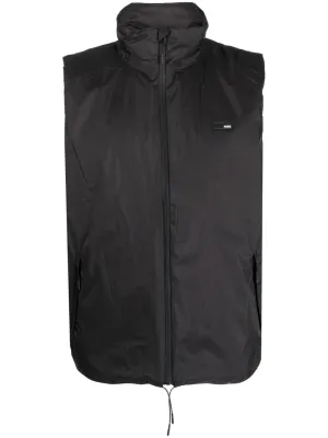 stand-up collar lightweigth gilet