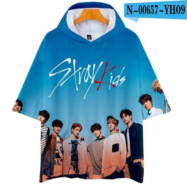 Stray Kids 3D Pullover T-shirt Oversize New Unisex/T-shirts