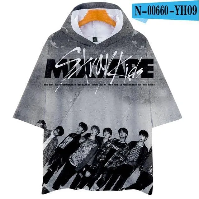 Stray Kids 3D Pullover T-shirt Oversize New Unisex/T-shirts