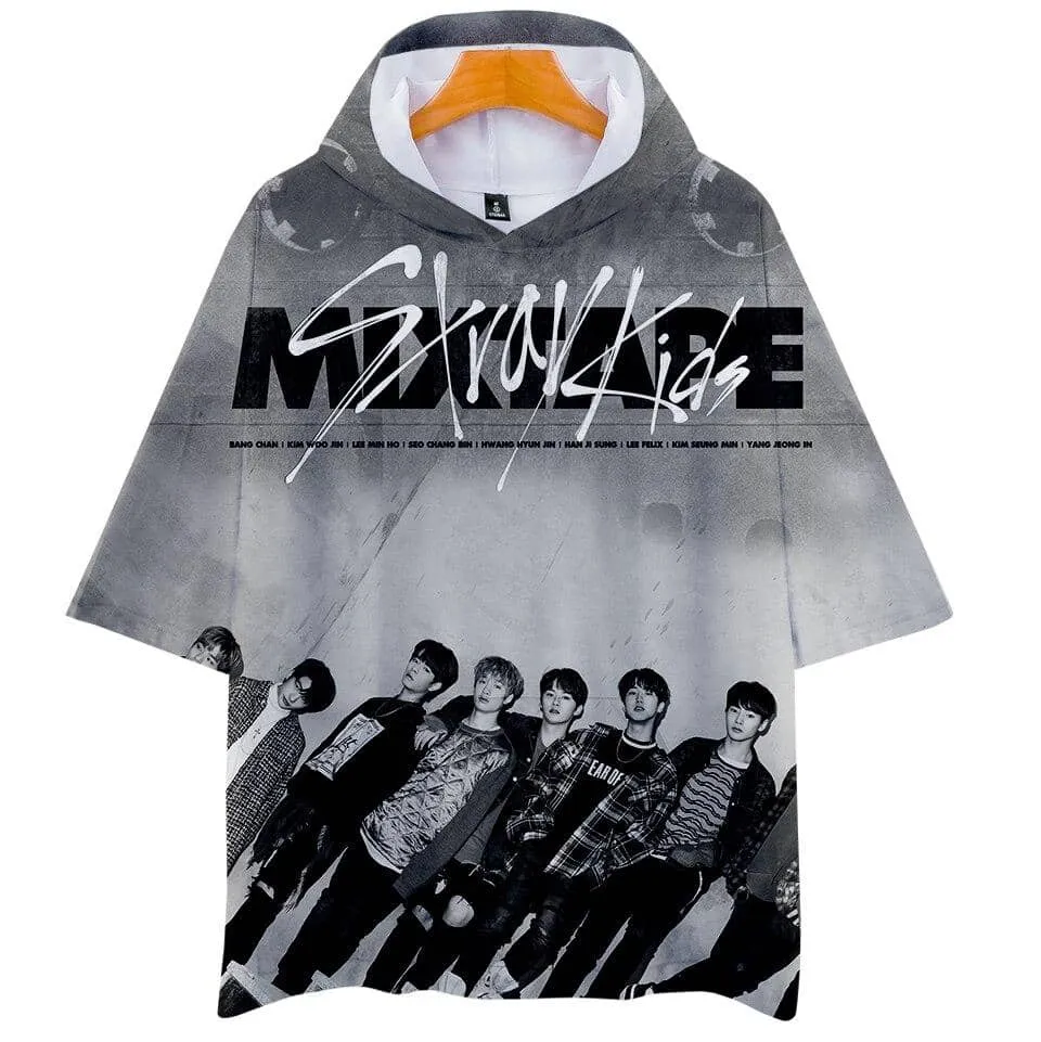 Stray Kids 3D Pullover T-shirt Oversize New Unisex/T-shirts