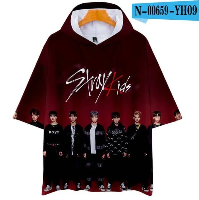 Stray Kids 3D Pullover T-shirt Oversize New Unisex/T-shirts