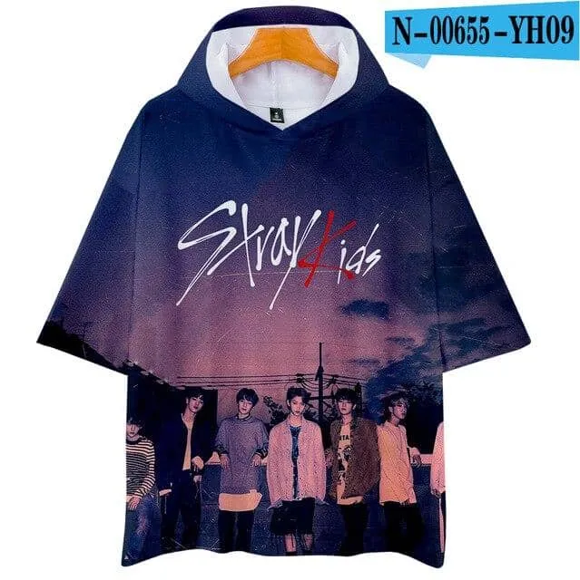 Stray Kids 3D Pullover T-shirt Oversize New Unisex/T-shirts